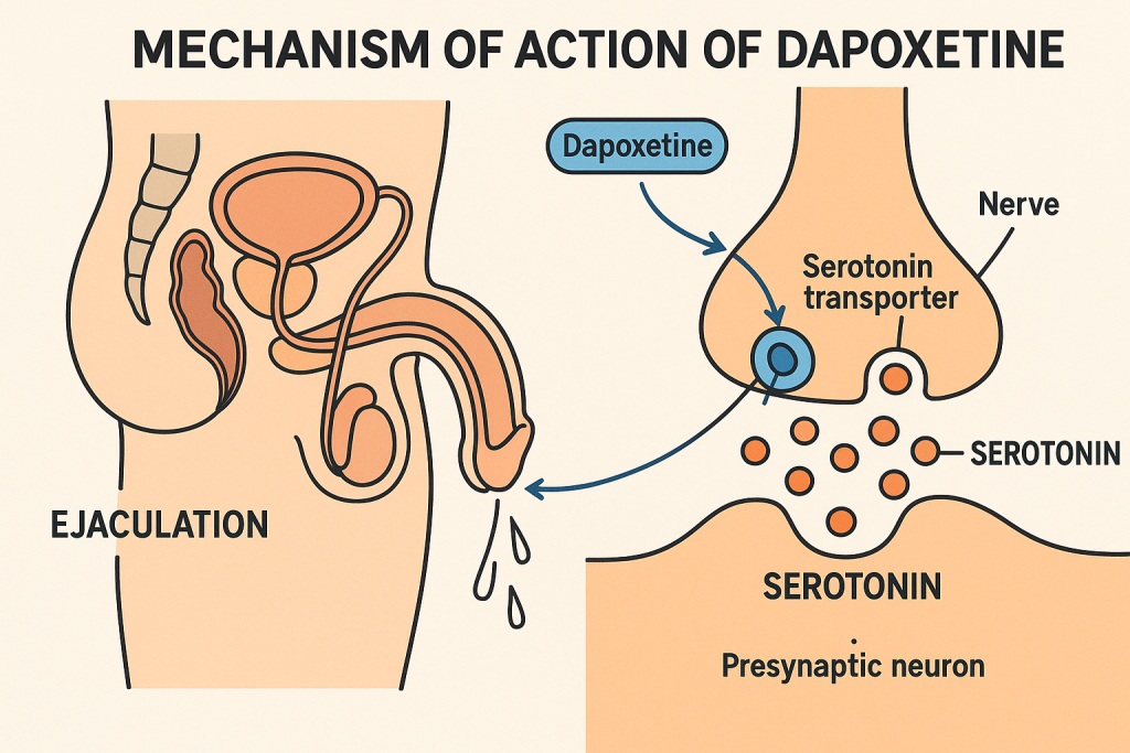 mecanismo-de-acao-da-Dapoxetina